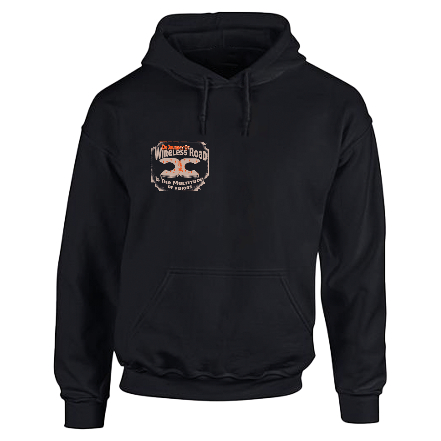 De Journey Of Wireless Road - Hoodies Available In Black or White