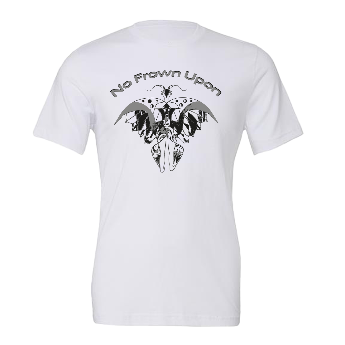 No frown upon T-Shirts Available in Black or White