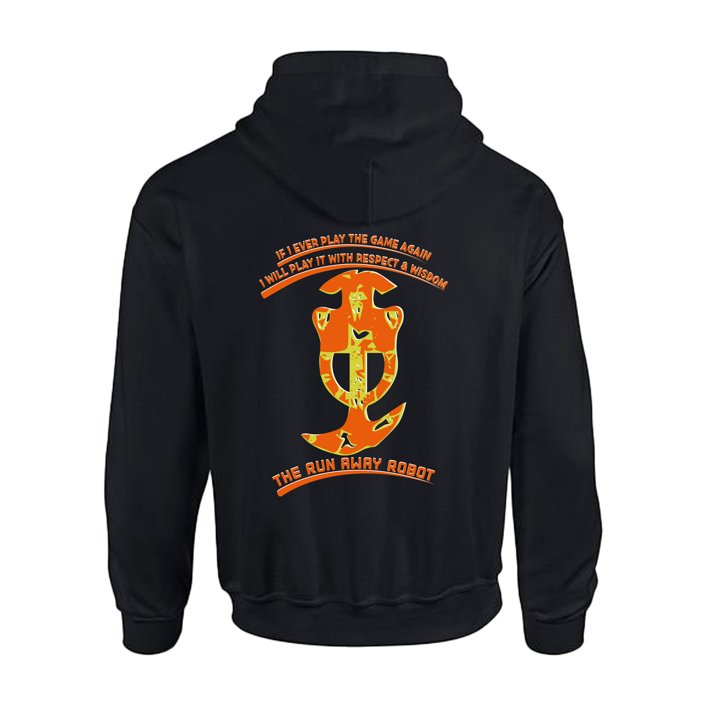 The Run Away Robot - Hoodie Available In Black or White