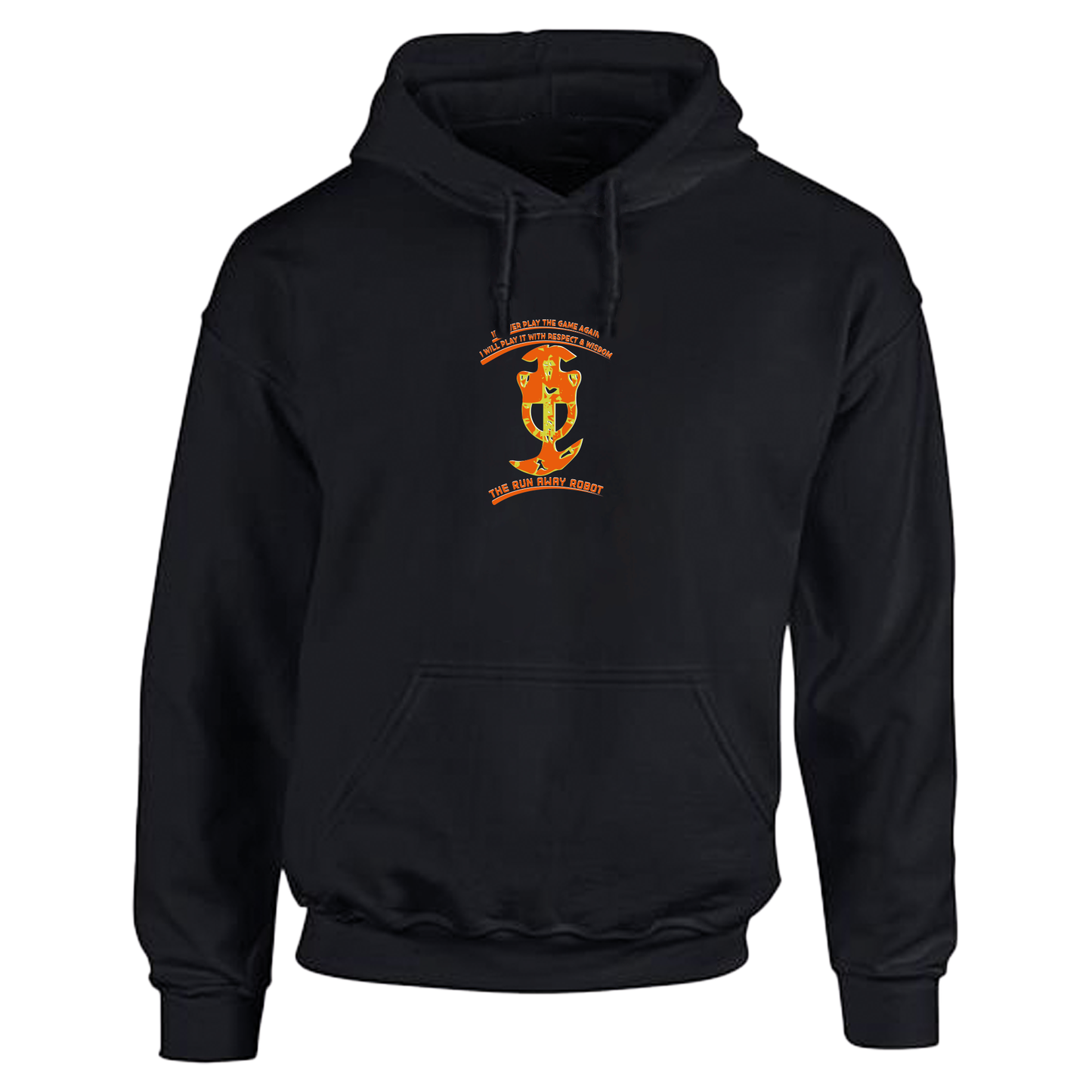 The Run Away Robot - Hoodie Available In Black or White