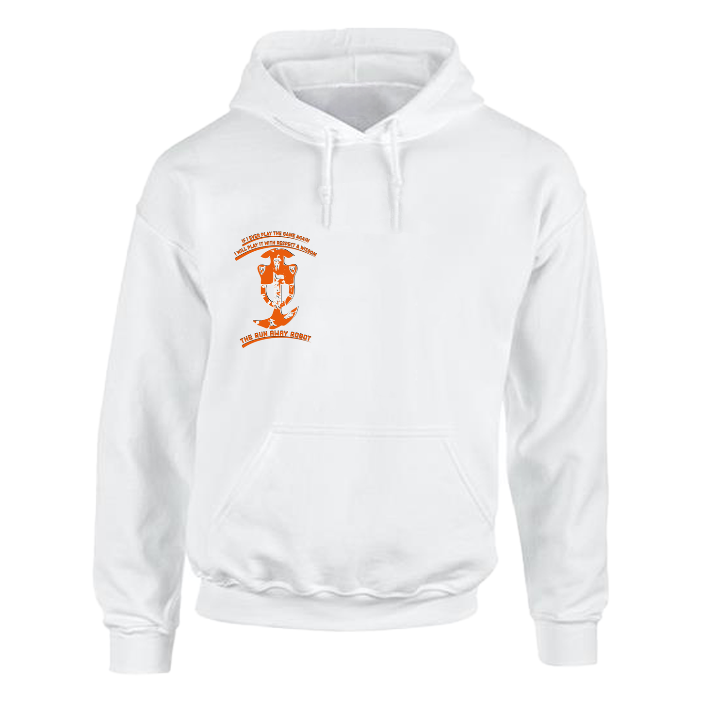 The Run Away Robot - Hoodie Available In Black or White