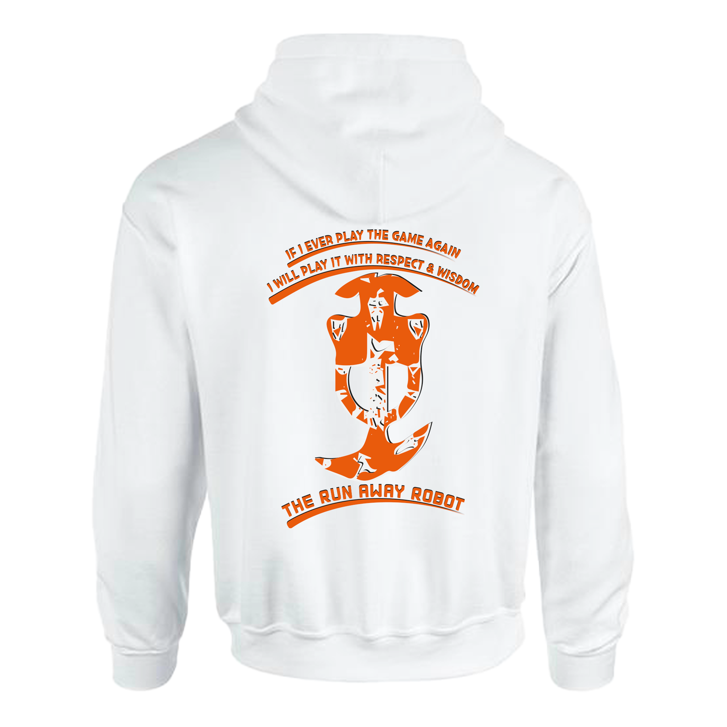 The Run Away Robot - Hoodie Available In Black or White