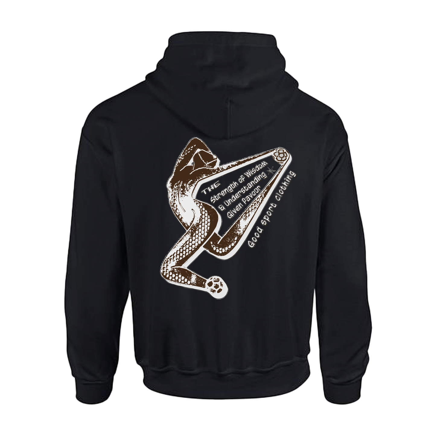 The Strength Of Wisdom & Understanding - Hoodie Available In Black or White