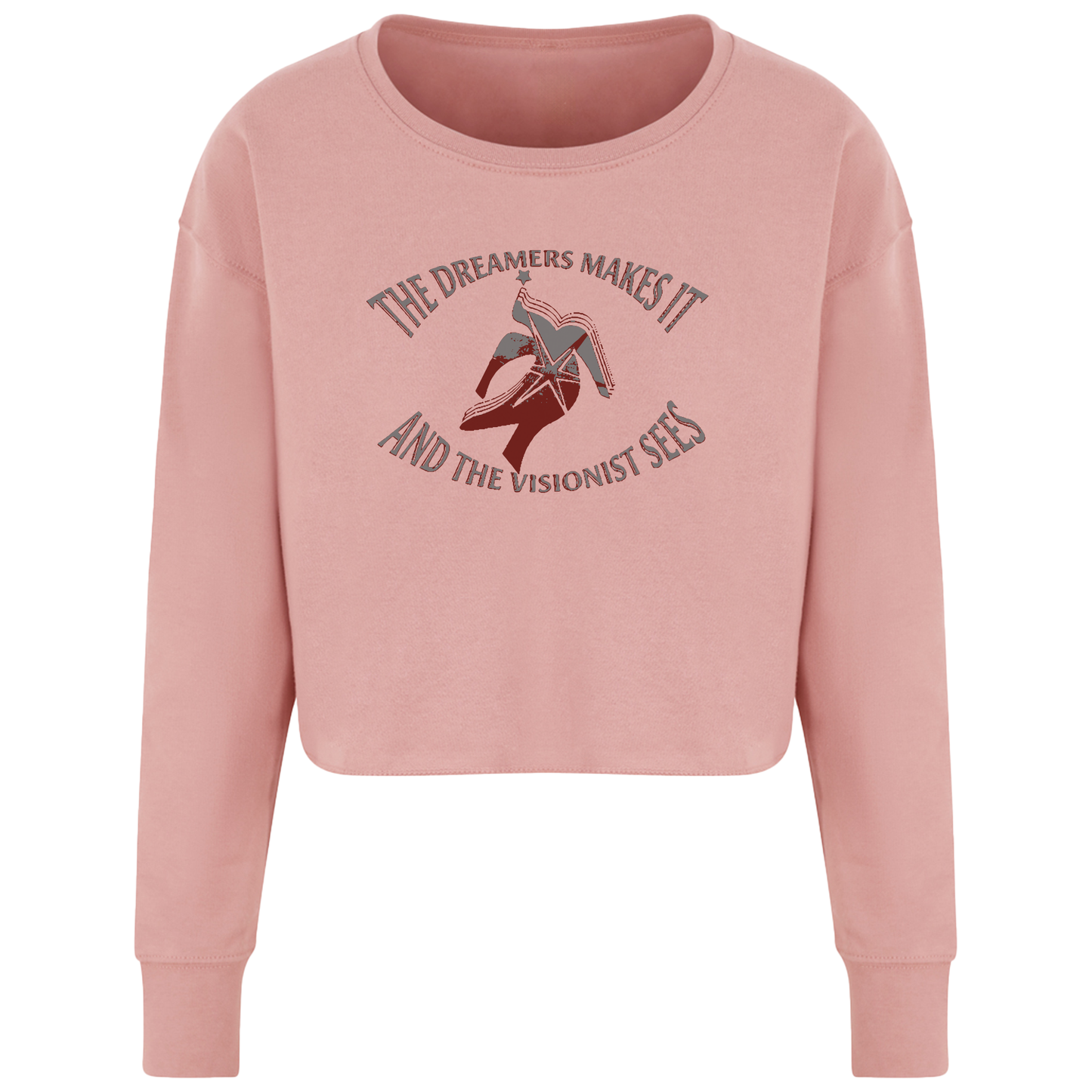 The Dreamers Makes it - Crop Jumper Available in Pink