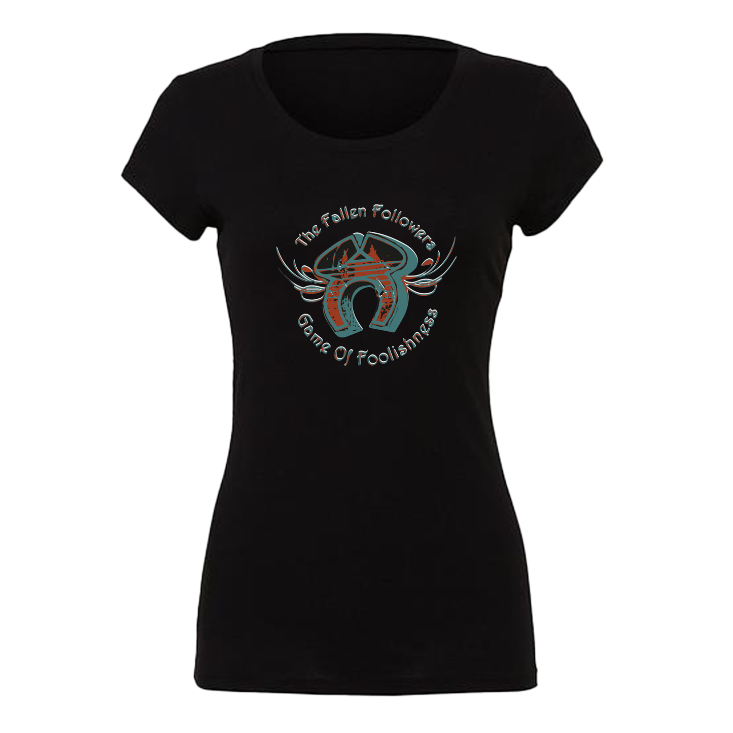 The Fallen Followers - T Shirt Ladies Available in Black or Red
