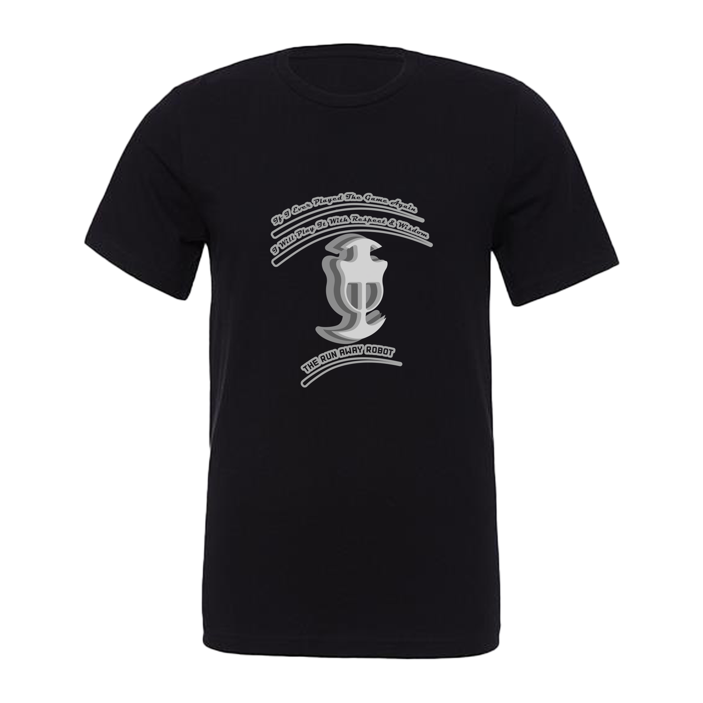 The Run Away Robot - T-shirt Available in Black