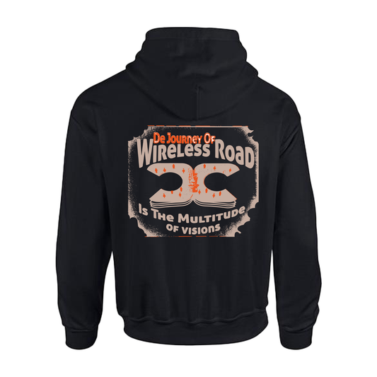 De Journey Of Wireless Road - Hoodies Available In Black or White