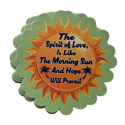 The Spirit Of Love = 5-inch sticker