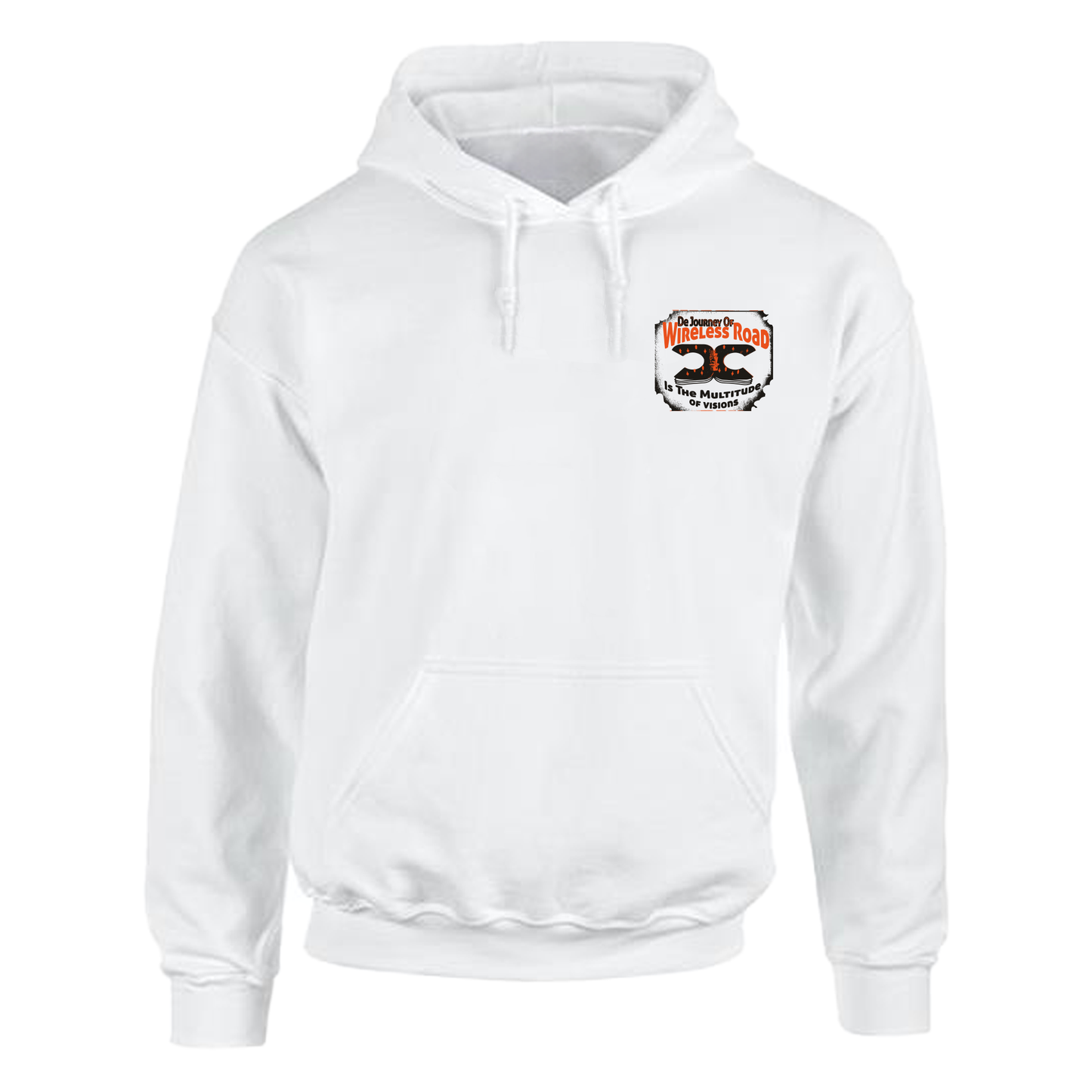 De Journey Of Wireless Road - Hoodies Available In Black or White