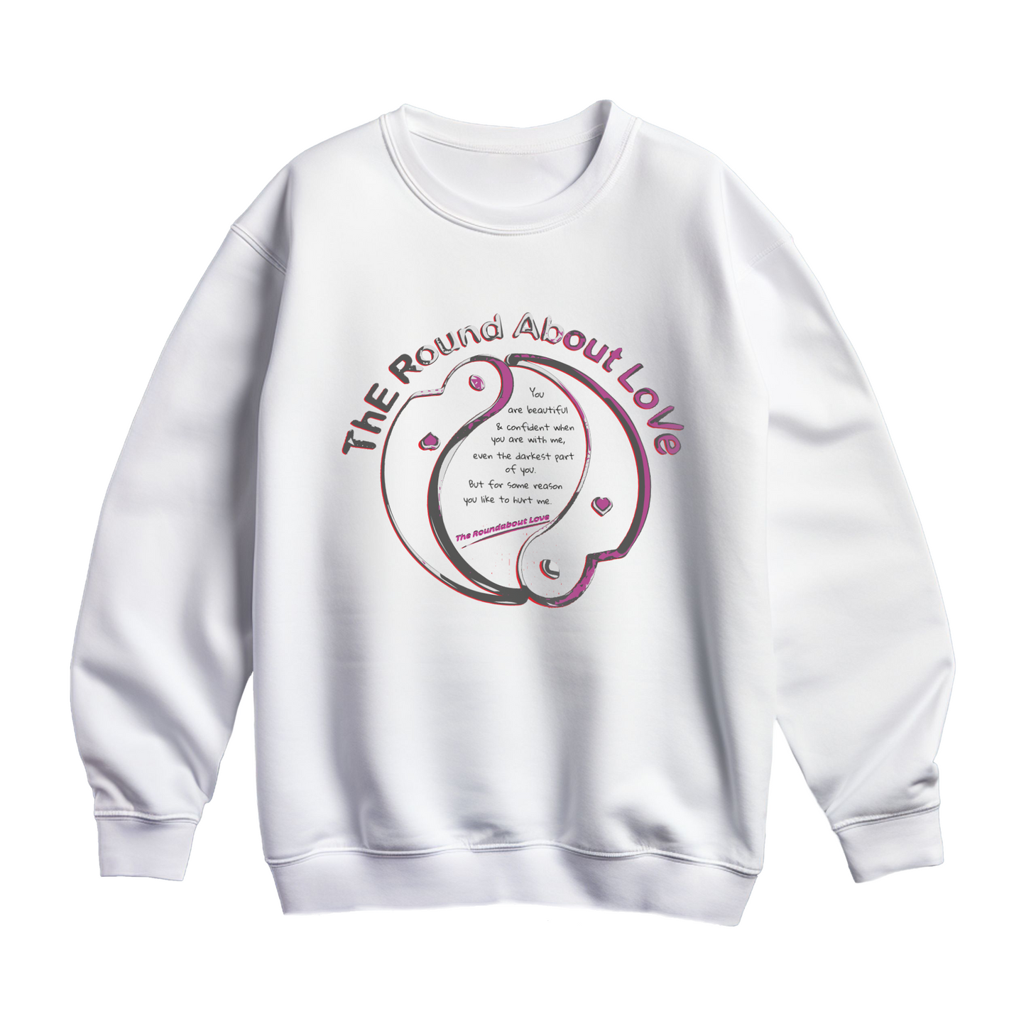 The Round About Love - Ladies Jumpers - Available In Black or White