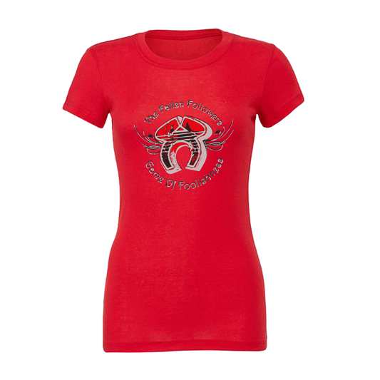 The Fallen Followers - T Shirt Ladies Available in Black or Red