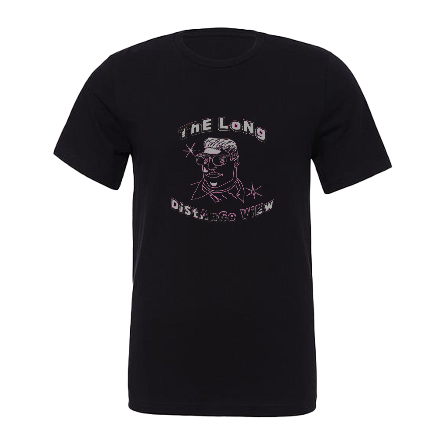 The Long Distance View - T-Shirt Available in Black or White
