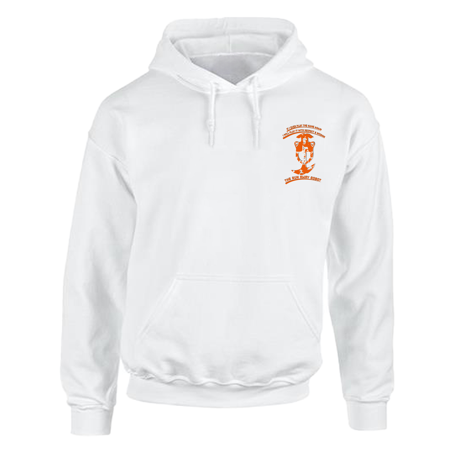 The Run Away Robot - Hoodie Available In Black or White