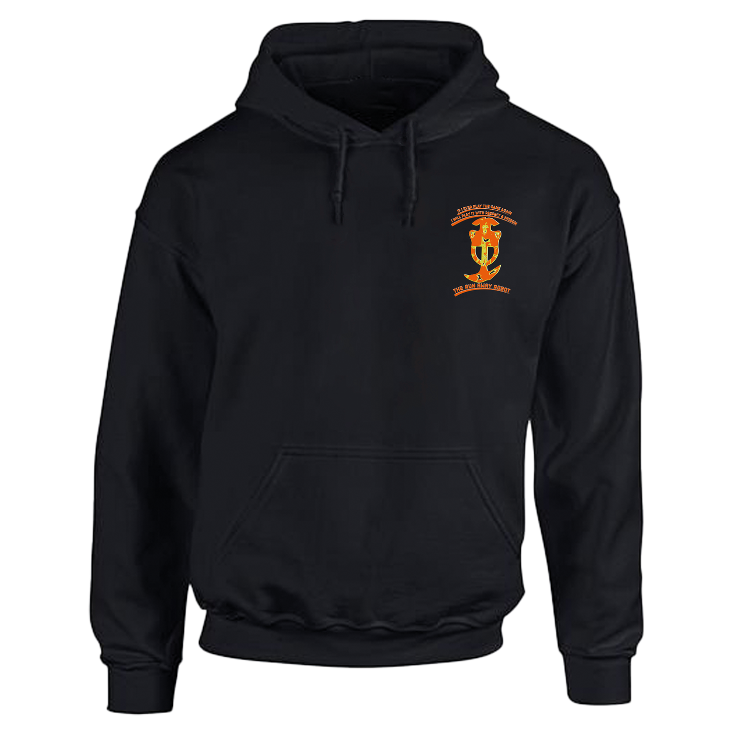The Run Away Robot - Hoodie Available In Black or White